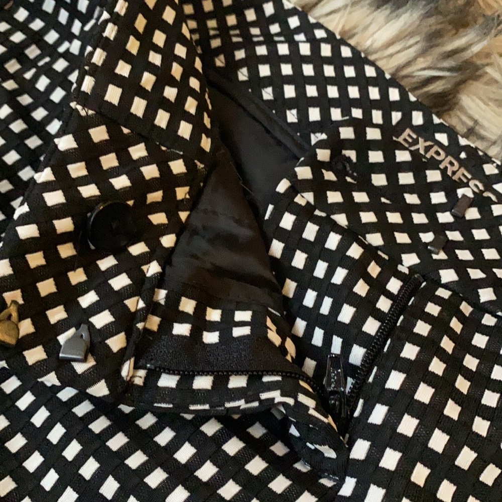 Checkered Express Column Pants - image 2